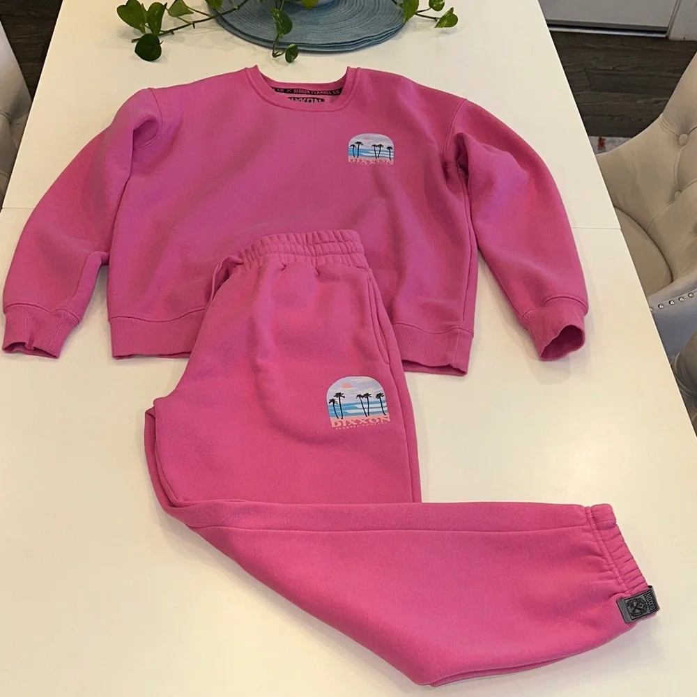 Dixxon Flannel Company Pink Sweatsuit - Picture 4 of 11